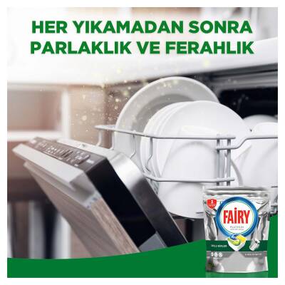 Fairy Platinum Bulaşık Makinesi Deterjanı Kapsülü 33 Yıkama Limon Kokulu - 12