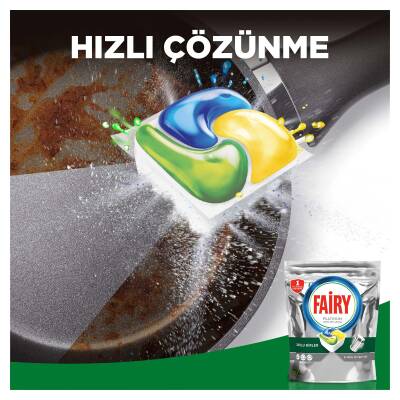 Fairy Platinum Bulaşık Makinesi Deterjanı Kapsülü 33 Yıkama Limon Kokulu - 14