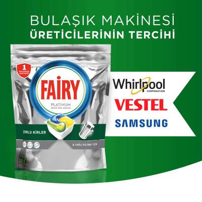 Fairy Platinum Bulaşık Makinesi Deterjanı Kapsülü 33 Yıkama Limon Kokulu - 18
