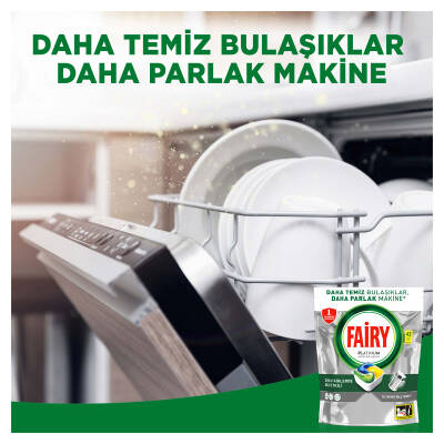 Fairy Platinum Bulaşık Makinesi Deterjanı Kapsülü/Tableti 43 Yıkama Limon Kokulu - 11