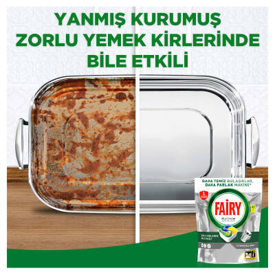 Fairy Platinum Bulaşık Makinesi Deterjanı Kapsülü/Tableti 43 Yıkama Limon Kokulu - 5
