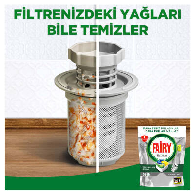 Fairy Platinum Bulaşık Makinesi Deterjanı Kapsülü/Tableti 43 Yıkama Limon Kokulu - 10