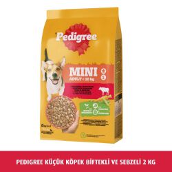 Pedigree Küçük Cins Biftek&Sebze 2000 Gr New - Pedigree
