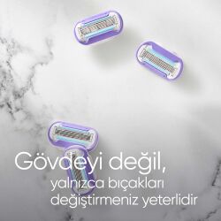 Gillette Venus Swirl Extra Smooth Kadın Tıraş Bıçağı 2'Li - 6