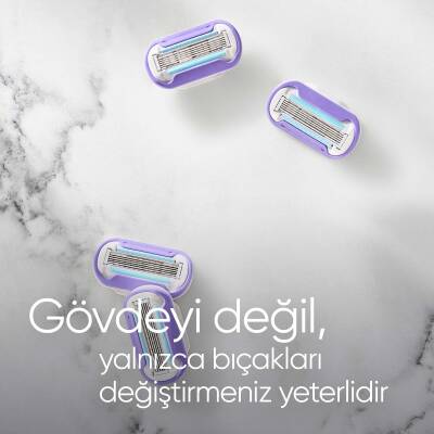 Gillette Venus Swirl Extra Smooth Kadın Tıraş Bıçağı 2'Li - 6