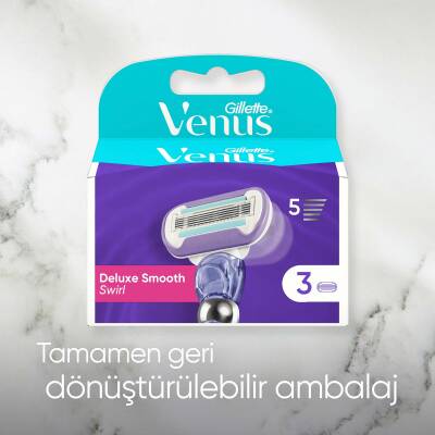 Gillette Venus Swirl Extra Smooth Kadın Tıraş Bıçağı 2'Li - 7