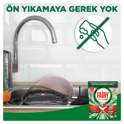 Fairy Platinum Plus Bulaşık Makinesi Deterjanı Kapsülü/Tableti 40 Yıkama Limon Kokulu - 6