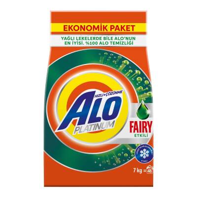 Alo Platinum 7 Kg Fairy Etkili Beyazlar Hızlı Çözülme Toz Deterjan - 3