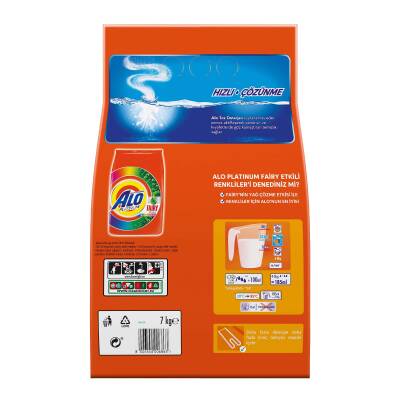 Alo Platinum 7 Kg Fairy Etkili Beyazlar Hızlı Çözülme Toz Deterjan - 19