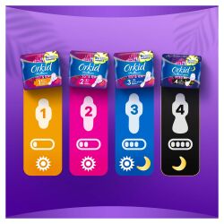 Orkid Platinum Hijyenik Ped Uzun Ekonomik Paket 12 Ped - 17