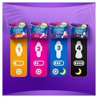 Orkid Platinum Hijyenik Ped Uzun Ekonomik Paket 12 Ped - 17