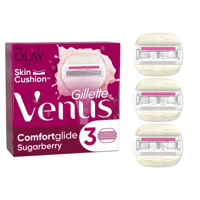 Gillette Venus Comfort Glide Sugarberry 3 Adet Yedek Başlık - 2