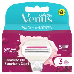 Gillette Venus Comfort Glide Sugarberry 3 Adet Yedek Başlık - 4