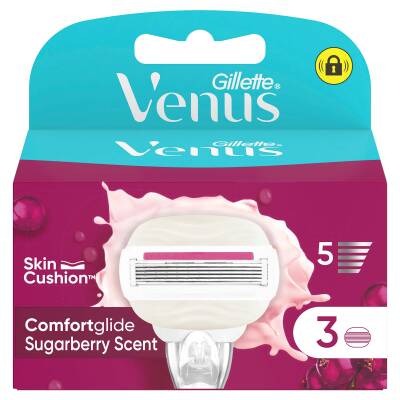 Gillette Venus Comfort Glide Sugarberry 3 Adet Yedek Başlık - 4