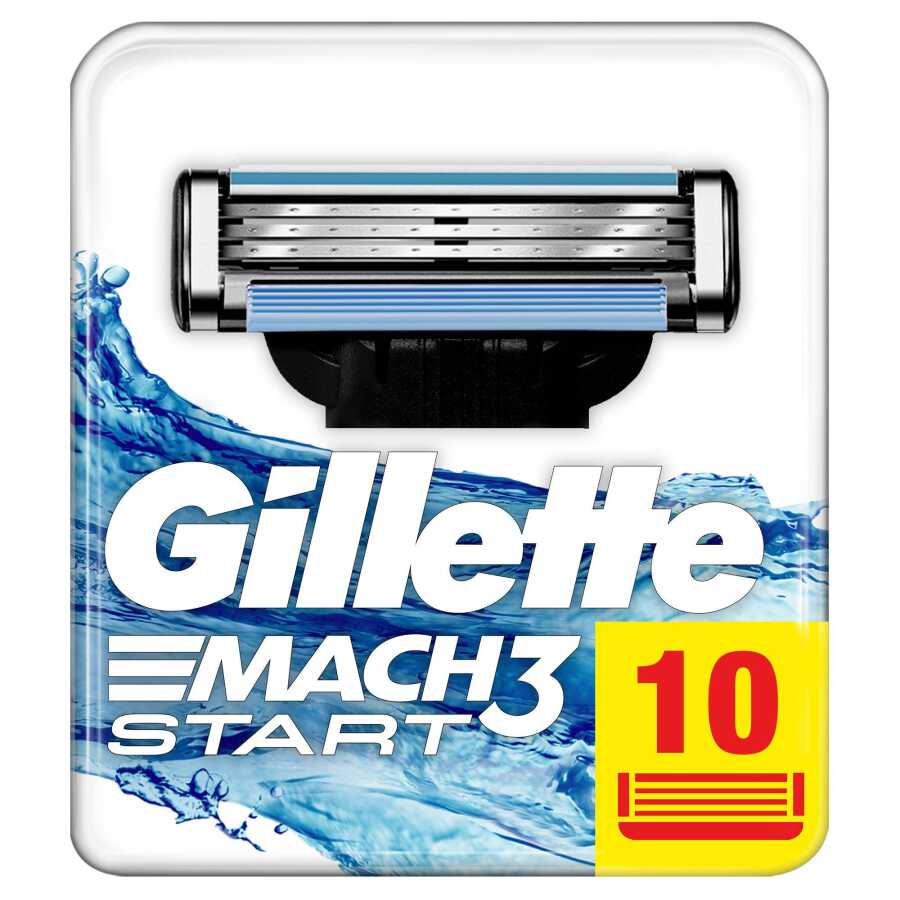 Gillette Mach3 Start Yedek Tıraş Bıçağı 10 Adet