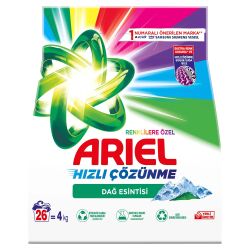Ariel Dağ Esintisi Renklilere Özel 4 Kg Aquapudra Toz Çamaşır Deterjanı - 2