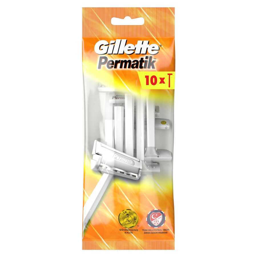  Gillette Permatik Kullan At Tıraş Bıçağı 10 Adet