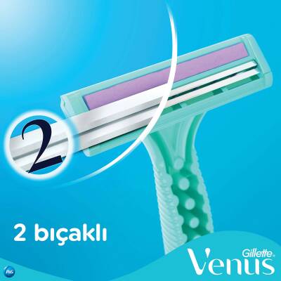 Gillette Simply Venus 2 Kullan At Kadın Tıraş Bıçağı Tekli - 3