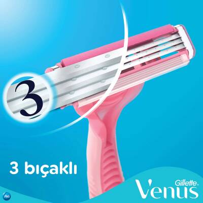 Gıllette Sımply Venus 3 Basıc Trşmak+ 3 Yedek Tıraş Bıçağı - 3
