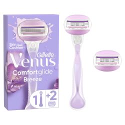 Gillette Venus Comfort Glide Breeze Tıraş Makinesi 2 Adet Yedek Başlık - Gillette Venus