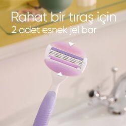 Gillette Venus Comfort Glide Breeze Tıraş Makinesi 2 Adet Yedek Başlık - 3