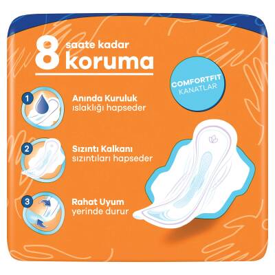 Orkid Ultra Extra Hijyenik Ped Normal Tekli Paket 8 Ped - 25