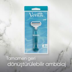 Gillette Venus Smooth Tıraş Makinesi Yedek Başlık - 8
