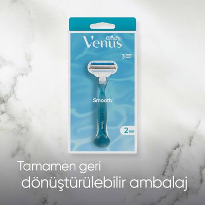 Gillette Venus Smooth Tıraş Makinesi Yedek Başlık - 8