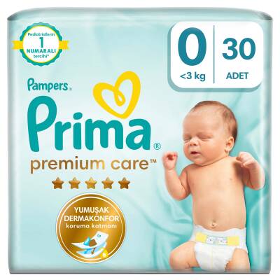 Prima Bebek Bezi Premium Care 0 Numara 30 Adet - 2
