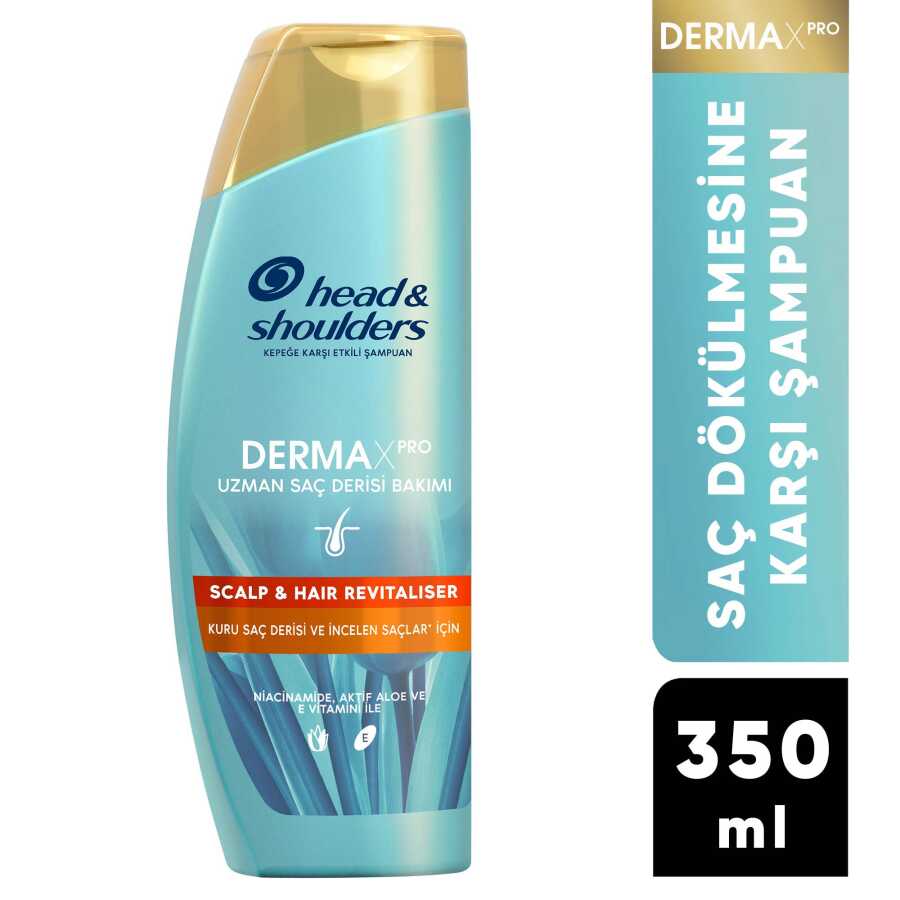 Head & Shoulders Dermaxpro Scalp Revitalizer Saç Dökülme Karşıtı Şampuan 350 ml 