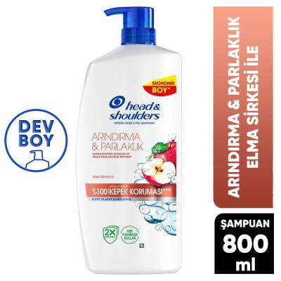 Hs Arındırma&Parlaklık Kepeğe Karşı Etkili Şampuan 800 Ml - 1