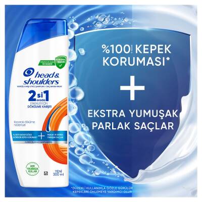 Hs Erkekler İçin Dökülme Karşıtı 2Si1 Arada Şampuan 300 Ml - 6