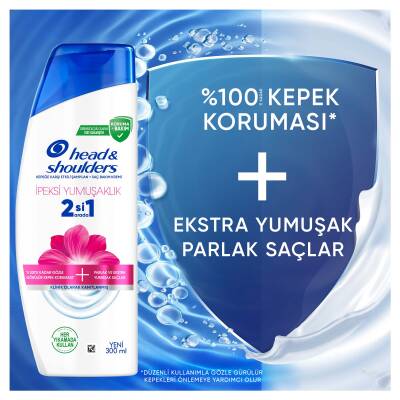 Hs İpeksi Yumuşaklık 2Si1 Arada Şampuan 300 Ml - 7