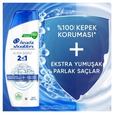 Hs Klasik Bakım 2Si1 Arada Şampuan 300 Ml - 4