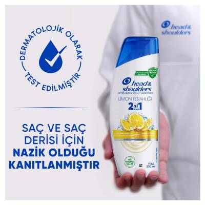 Hs Limon Ferahlığı 2Si1 Arada Şampuan 300 Ml - 4