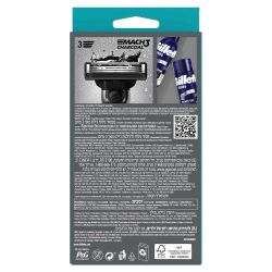 Gillette Mach3 Charcoal Razor 2Up - 9