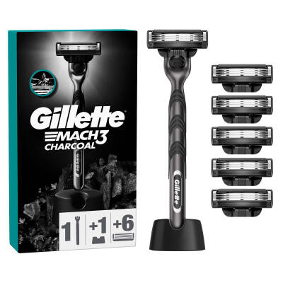Gillette Mach3 Charcoal Tıras Makınesı 1'Lı - 1