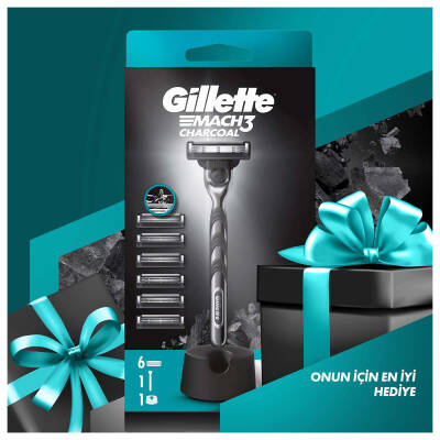 Gillette Mach3 Charcoal Tıras Makınesı 1'Lı - 4