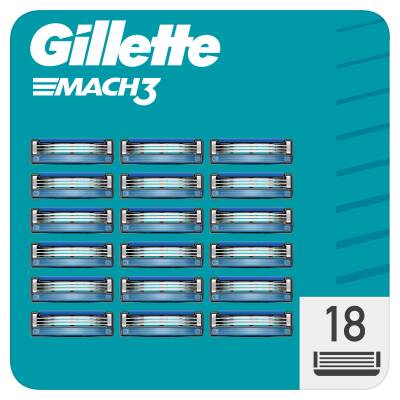 Gillette Mach3 Yedek Bıcak 18'Lı - 1