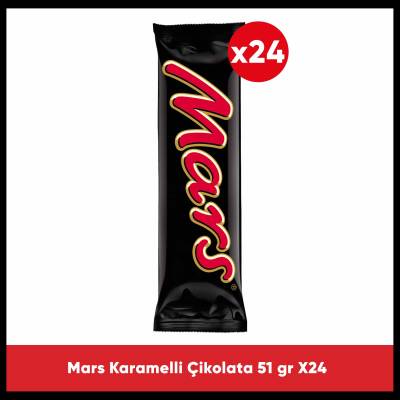 Mars Karamelli Çikolata 51 G x24 - 1