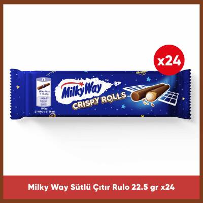 Mılky Way Sütlü Çıtır Rulo 22.5G X 24 - 1