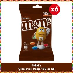 M&M'S Çikolatalı Draje 100 G 6X - 8