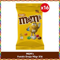 M&M's Fıstıklı Draje 90 G x16 - 1