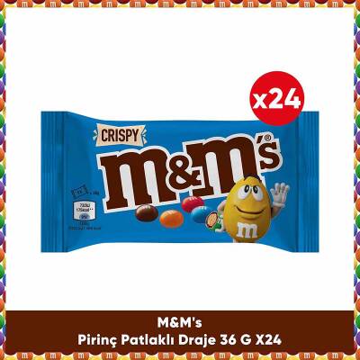 M&M's Pirinç Patlaklı Draje 36 G x24 - 1