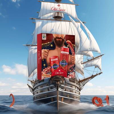 Old Spice Captain Deo Stick 50Ml Duş Jeli 250Ml Giftpack - 8