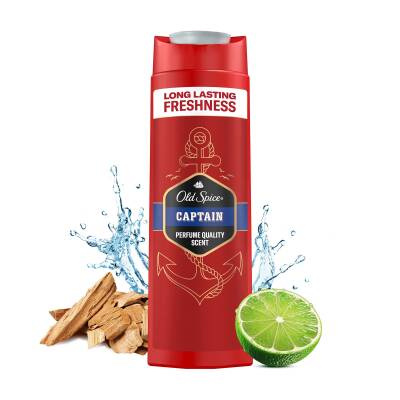 Old Spice Shamp&Bdywsh Captaın 400Ml - 3