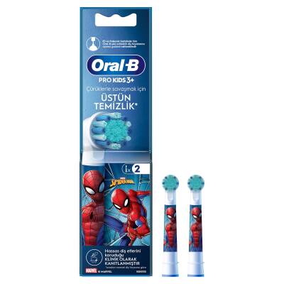 Oral B Arjlı Kıds Spıderman Refıll 2Ct - 1