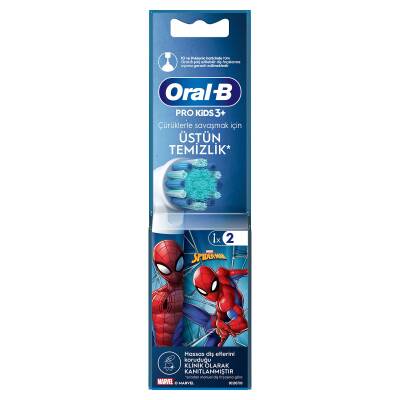 Oral B Arjlı Kıds Spıderman Refıll 2Ct - 2