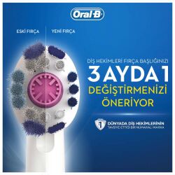 Oral-B D100 Şarj Edilebilir Diş Fırçası 3 Boyutlu Beyazlık Pembe - 7