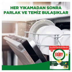 Fairy Hepsi Bir Arada Bulaşık Makinesi Deterjanı Kapsülü/Tableti 36 Yıkama Limon Kokulu - 6